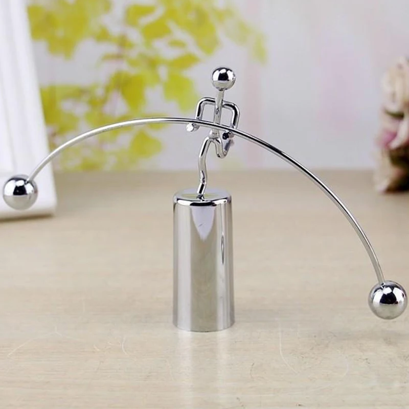 Steel Balance Toy Desk Weightlifter Art Balancing Decompressive Science Psychology Home Office Decoration | Дом и сад