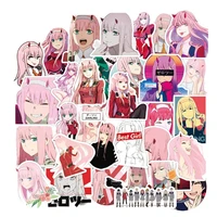 103050pcspack anime darling in the franxx stickers for cars motorcycles water cups furniture children toys luggage skateboard