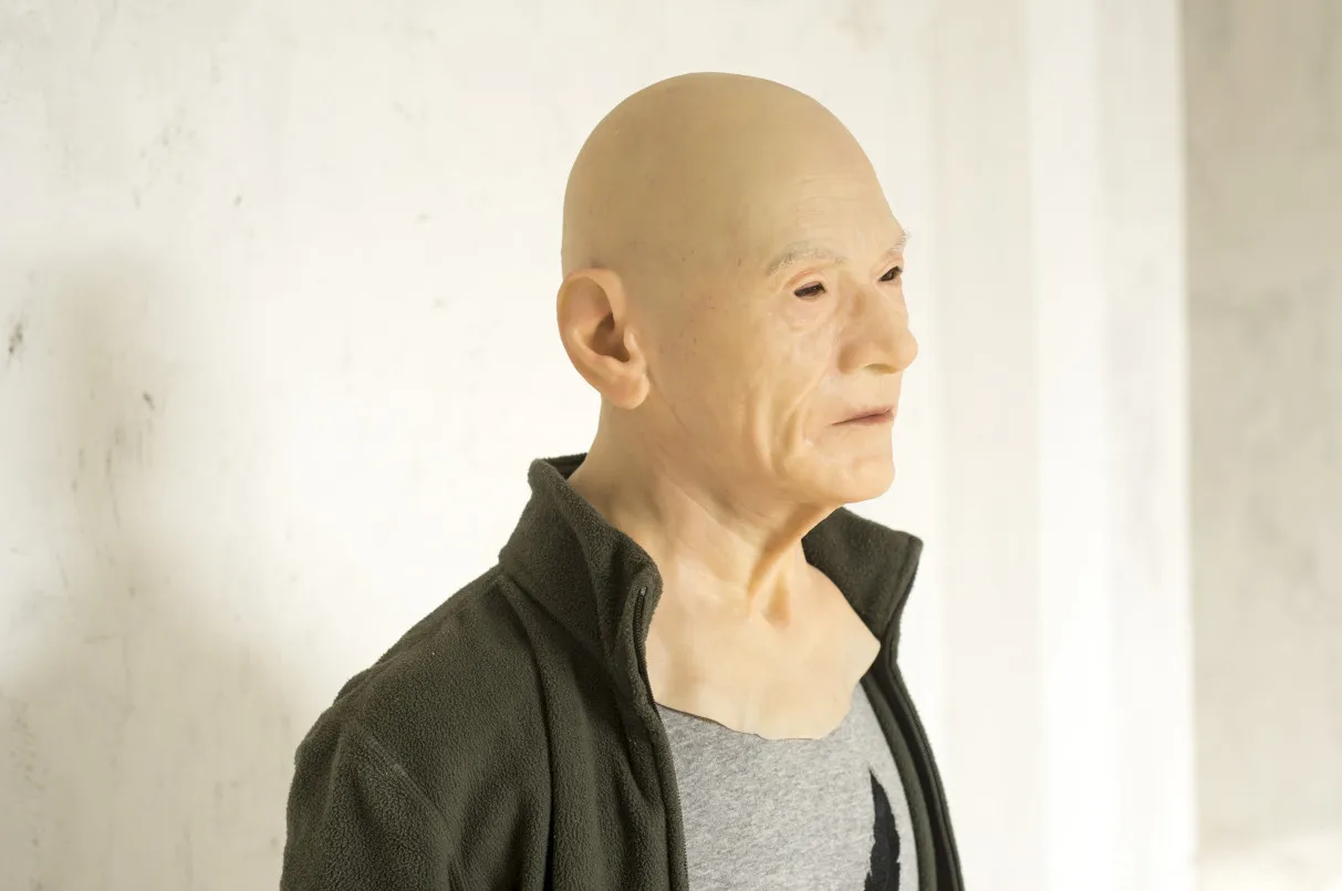 Бесплатная доставка Реалистичная силиконовая маска Европейский старик | Дом и