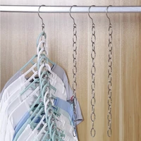 stainless steel clothes hanger multi function folding hanger rotating clothes hanger wardrobe drying cloth hanger home organizer