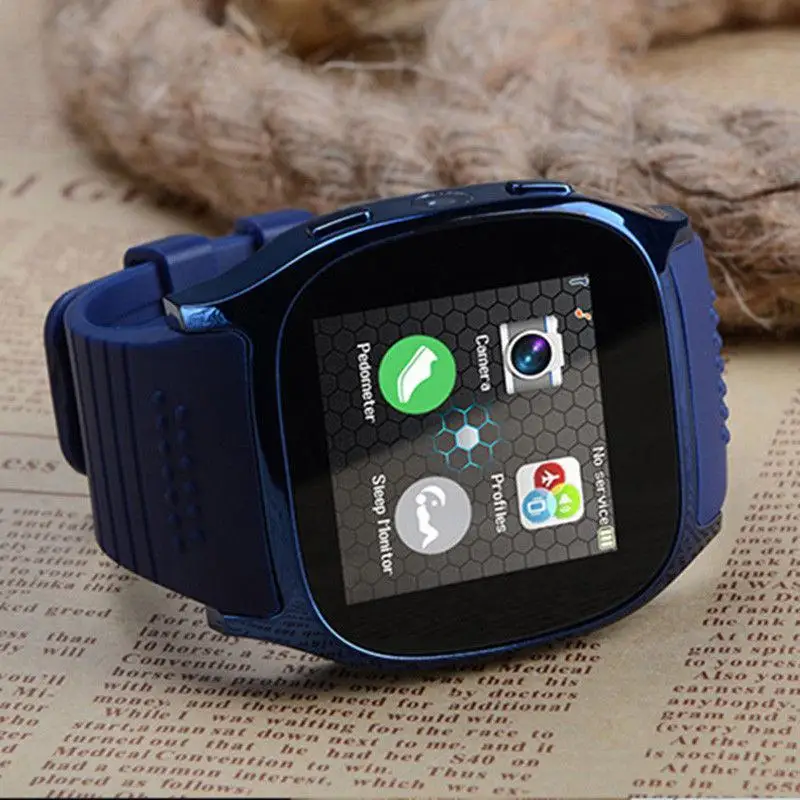 Studyset Bluetooth Смарт часы телефон mate SIM fm шагомер для Android IOS iPhone samsung