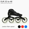 Outdoor Speed Racing Long Street Trace Asphalt Road Inline Speed Skates Shoes Carbon Fiber Adults Kids Sport Roller Patines EU48 2