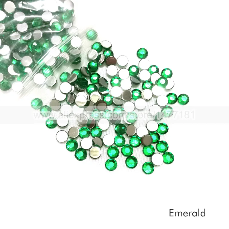 400 шт 6 мм акриловые стразы высокого качества класса А круглые с плоской задней