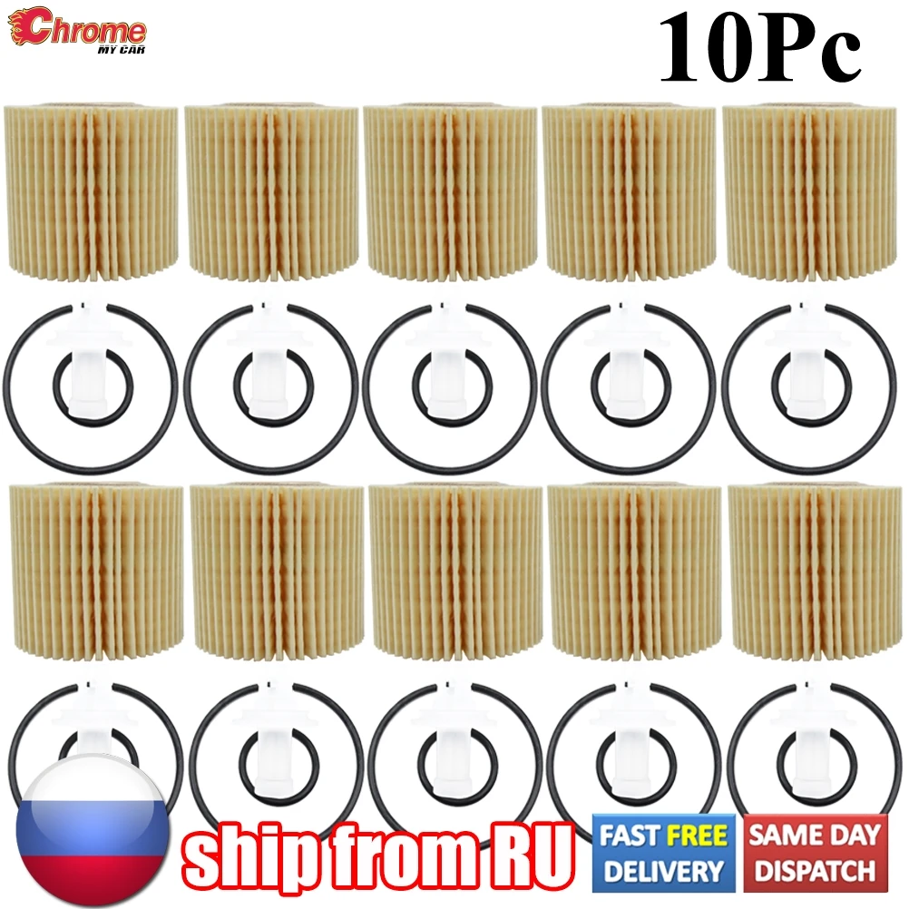 10x масляный фильтр для Toyota Prius ZVW30 V ZVW40 ZVW50 2ZR FAE FE 2008 2009 2010 2011 2012 2013 2014 1798cc бензиновый