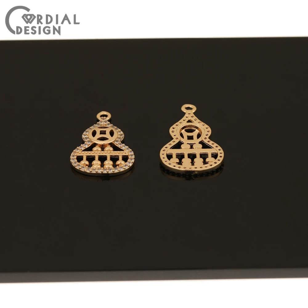 

Cordial Design 40Pcs 15*23MM CZ Charms/Jewelry Findings & Components/DIY Connector/Hand Made/Jewelry Accessories/Earrings Making