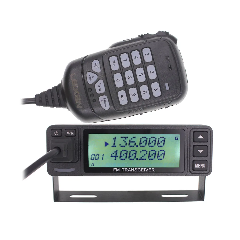 LEIXEN VV-998S Mini Moblie Radio 25W 136-174MHz & 400-480MHz Dual Band Car Transceiver Amateur Ham  Station