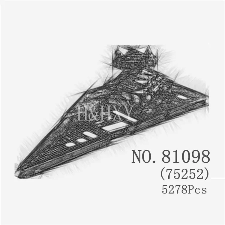 H& HXY DHL 05026 05027 05028 05035 05036 05040 05043 05063 05077 05084 05132 07043, конструкторные блоки, Детские кубики Toys75192 75252