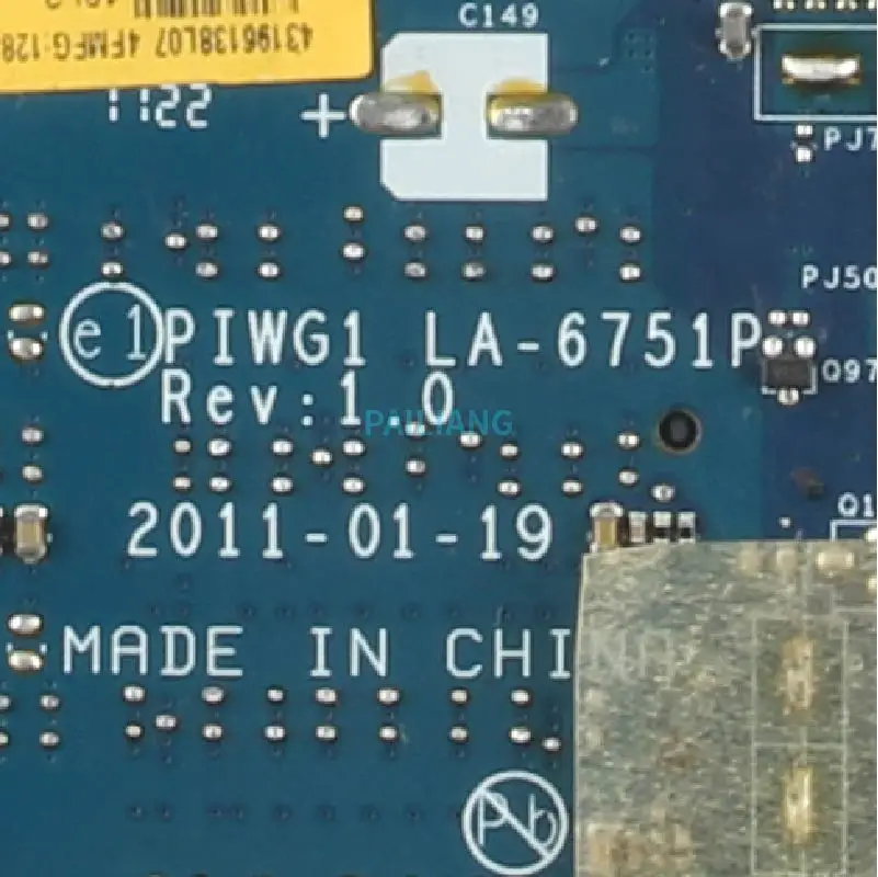 

PIWG1 Lenovo G470 216-0774207 GPU HM65 DDR3