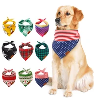 pet triangular scarf dog saliva bandage fashion classic festival handkerchief bib