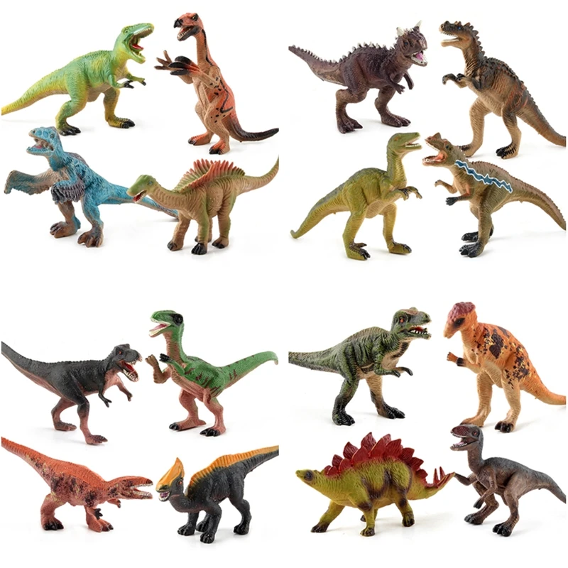 4 шт. &quotМир Юрского периода&quot полые мир динозавров Фильм модель набор игрушки