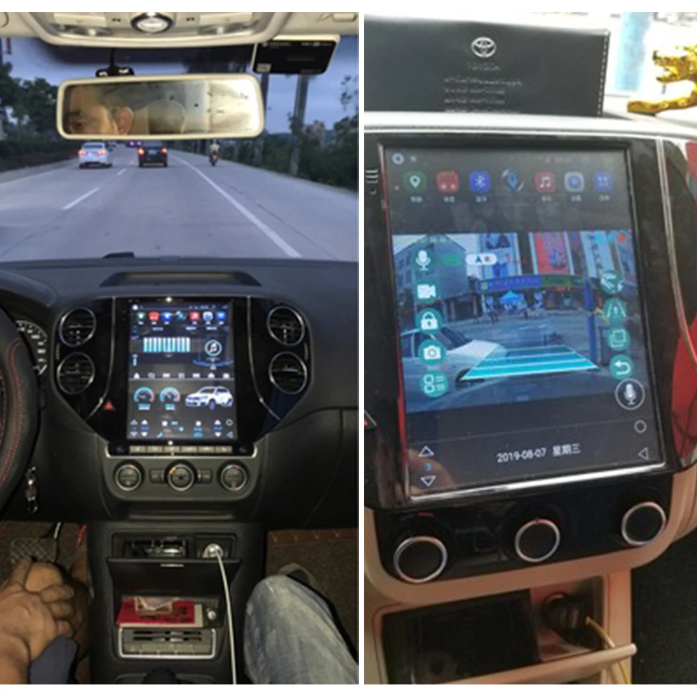 Автомобильный мультимедийный плеер ZJCGO стерео GPS радио навигация Android экран 10 4