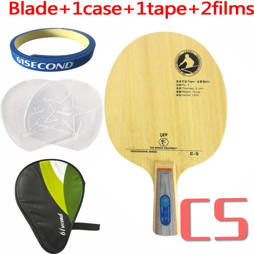 РИТЦ 729 C-5 Дружбы(C5, C 5) лезвие для настольного тенниса - Цвет: CS with H 1 case