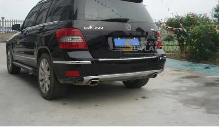 Защитная накладка переднего заднего бампера из нержавеющей стали для Benz X204 GLK GLK260