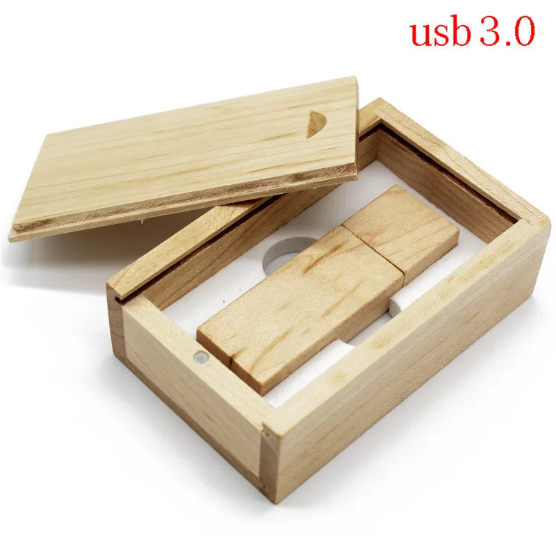 Usb флеш накопитель деревянный с деревянной коробкой 4 32 Гб|USB флэш-накопители| |
