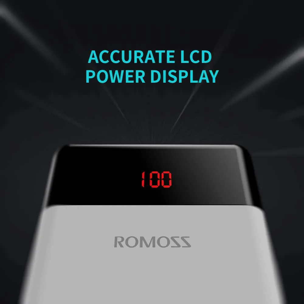 ROMOSS LT30 Повербанк 30000 мАч USB Type C 30000мАч Пауэр банк Внешние аккумуляторы повер для