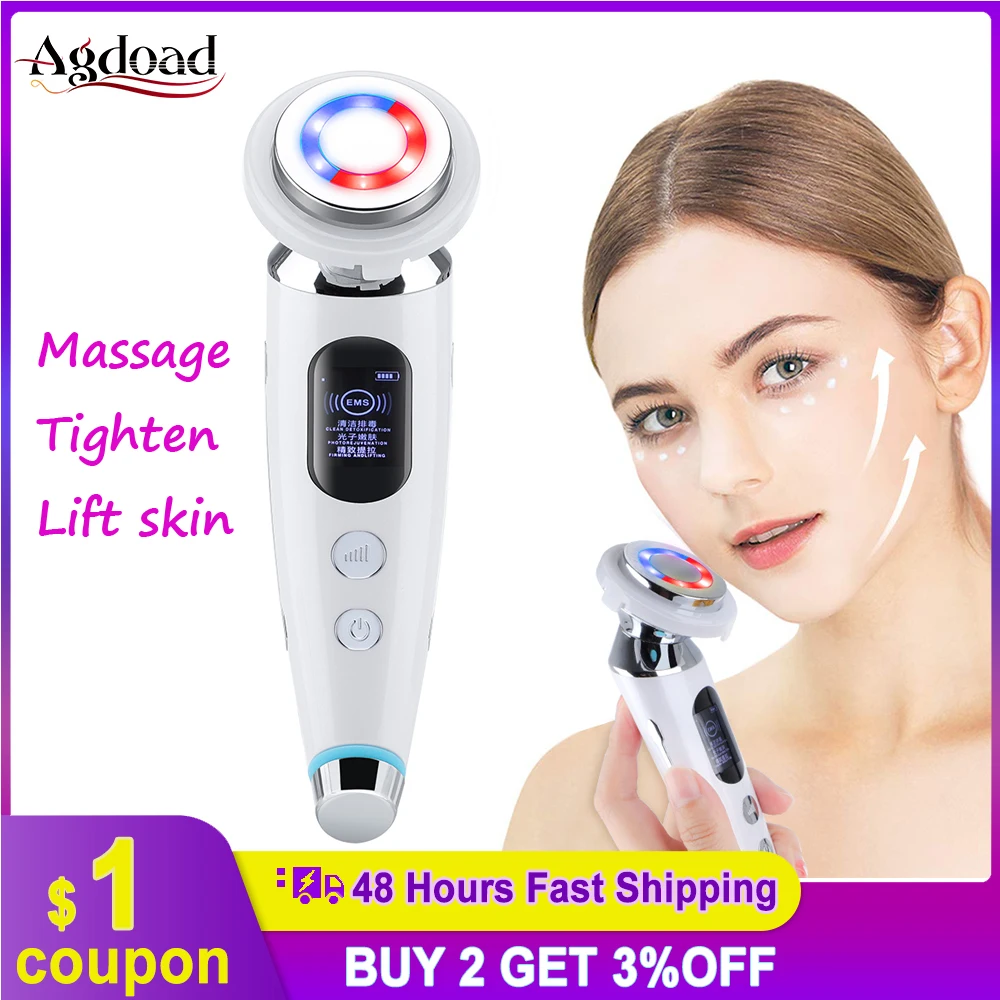 

Фотон уход за кожей косметическое устройство массажер для лица массаж глаз Очищение лица глубокое очищение лица подтягивание удаление мор...