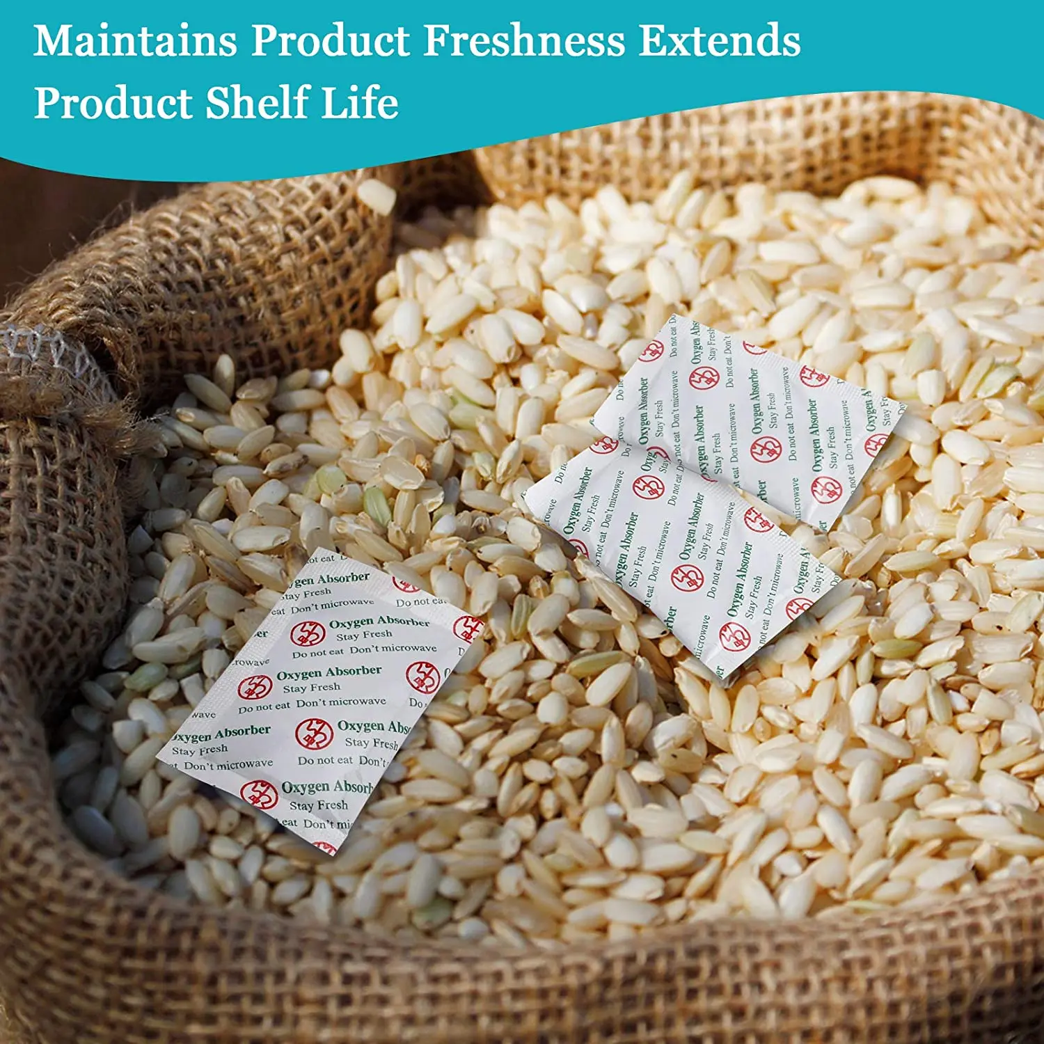 300-50 упаковок поглотители кислорода для пищевых продуктов | Дом и сад