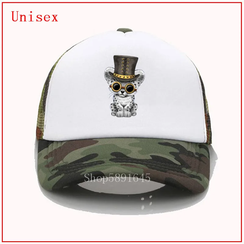 Женские солнцезащитные козырьки в стиле стимпанк с изображением снежной