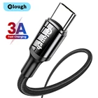 Кабель Elough usb-c, Micro USB, для быстрой зарядки, 3 А, для Samsung, Huawei, Xiaomi, USB C мобильный телефон