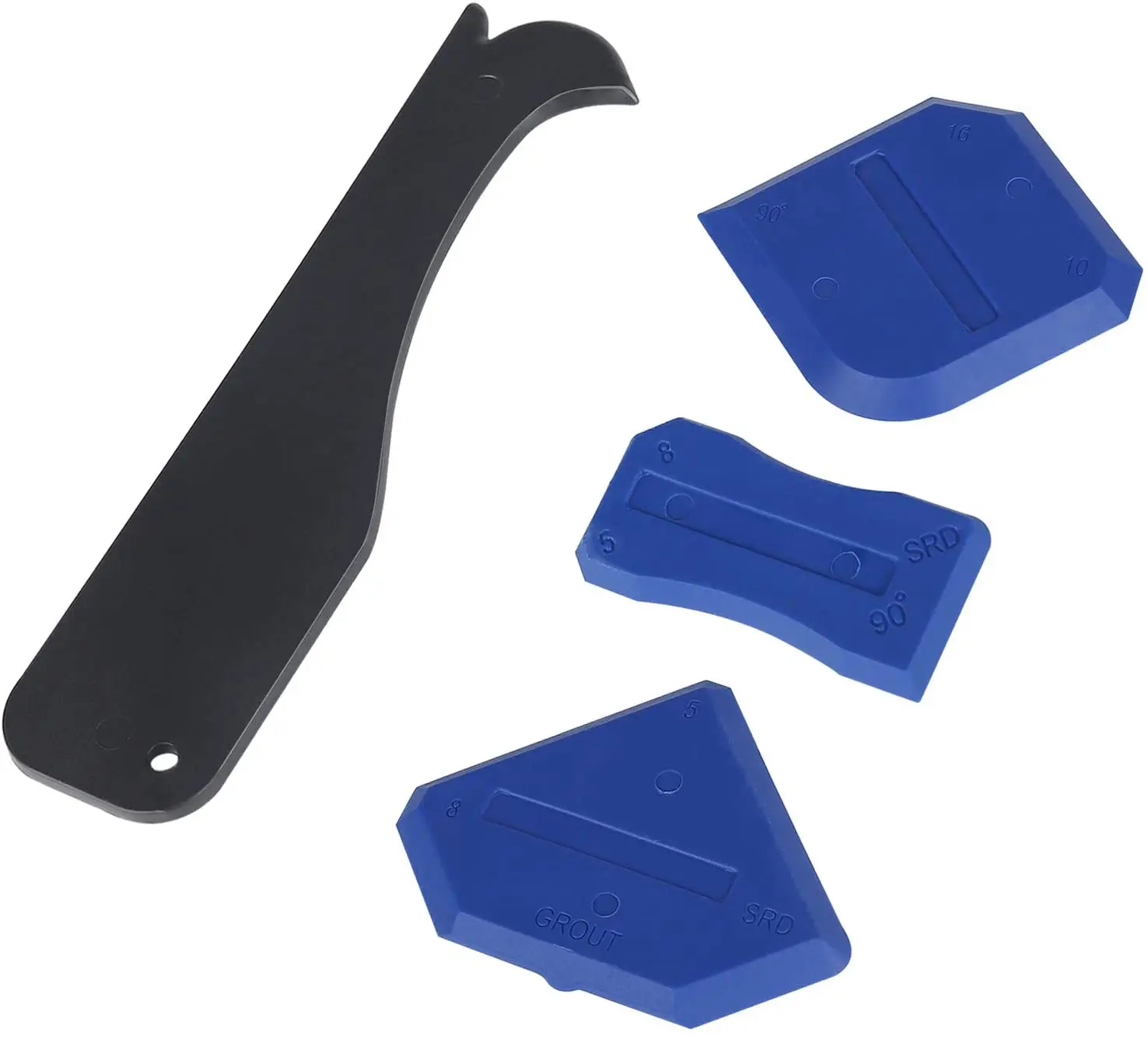 

4-piece joint sealer kit silicone sealant finishing tool and joint sealer kitchen bathroom window shower and sink joint seal
