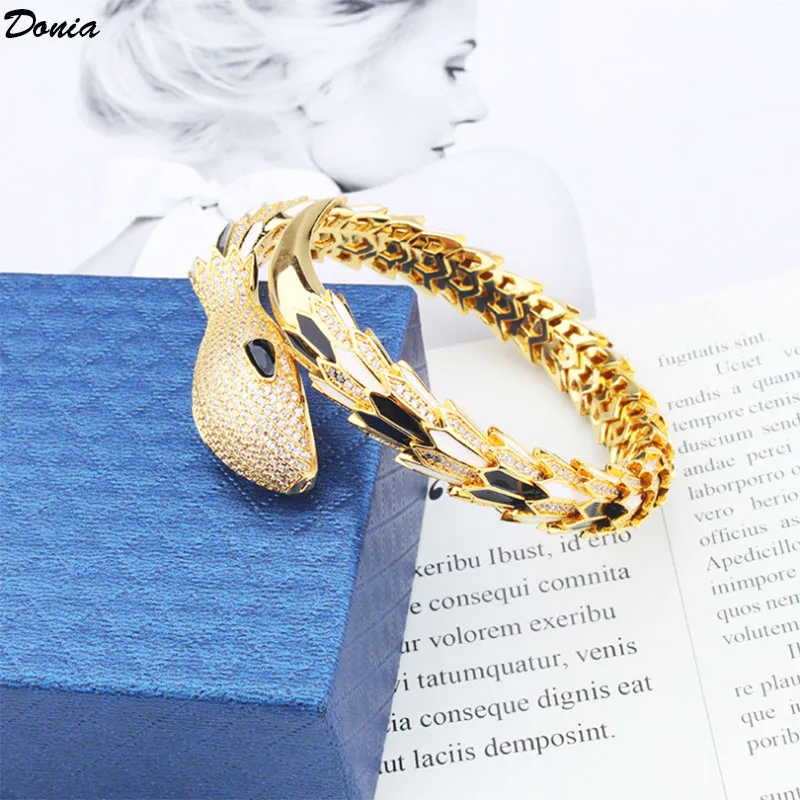 

Donia Jewelry European and American exaggerated animal bracelet luxury fashion high-end bracelets for men and women