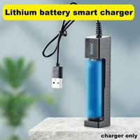 universal 1 slot battery usb charger adapter led 14500 batteries 18650 chargering li ion 26650 for rechargeable s3i7