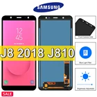 ЖК-дисплей 6,0 ''для Samsung Galaxy J8 2018 J810, ЖК-дисплей с сенсорным экраном и дигитайзером в сборе для Samsung SM-J810M J810F J810Y J810