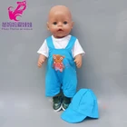 Подходит для 43 см для ухода за ребенком для мам одежда для детей, детская мода кукла одежда Пижама с дизайном Олень Мягкая кукла одежда 17 