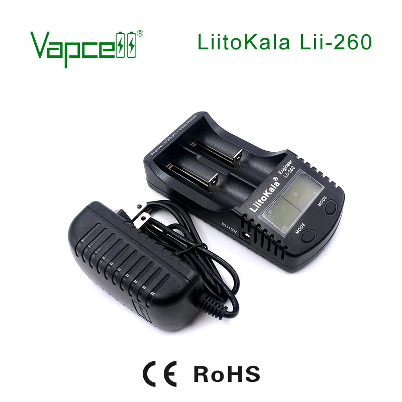 Vapcell зарядное устройство Liitokala Lii-260