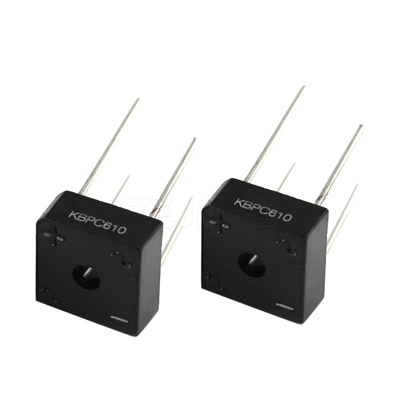 5 шт. диодный мост KBPC610 BR610 1000 В 6 А выпрямительный новый и оригинальный