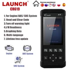 Сканер Obd2 Launch CR619, профессиональный автомобильный диагностический прибор для чтения кодов, подушек безопасности, ABS, SRS, OBD 2