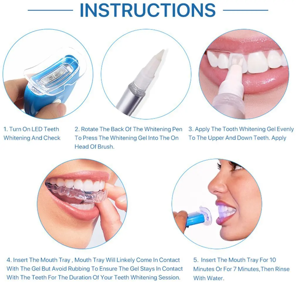 

Dental Equipment Teeth Peroxide Dental Bleaching System Plastic White Teeth Gel Kit Oral Fresh Tooth Care