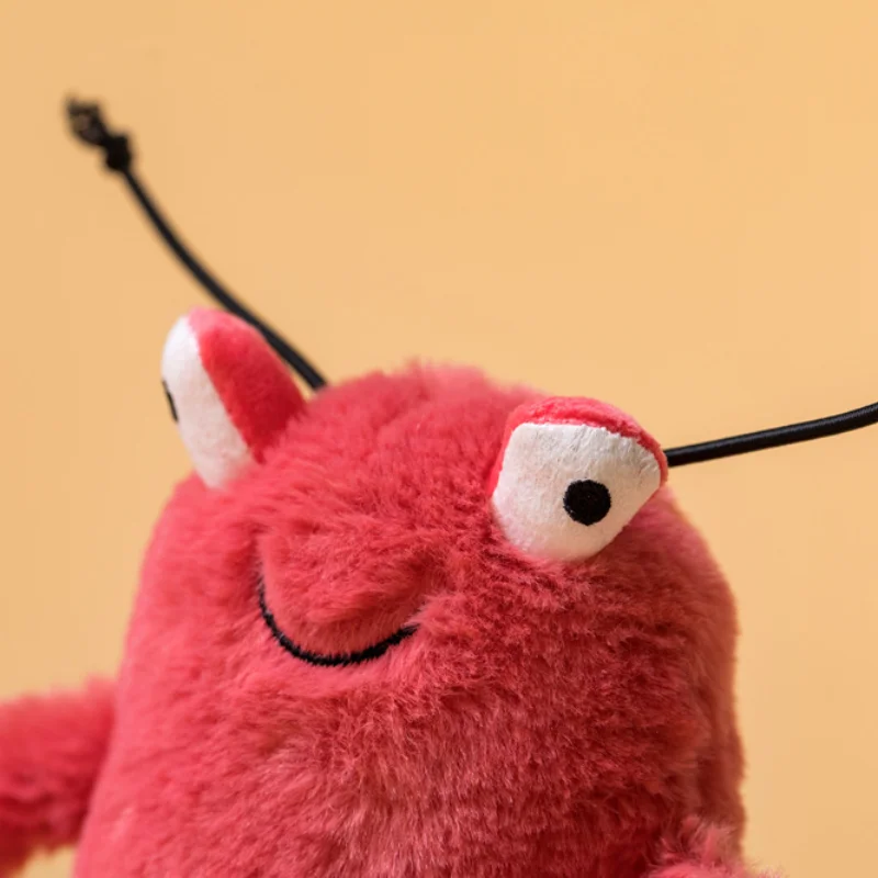 Sheldon Plush Shrimp Toys Stuffed Doll for Kids Cartoon Animal Scales Birthday Gift Lovely Child Gifts 28cm for Baby Kawaii Toy
