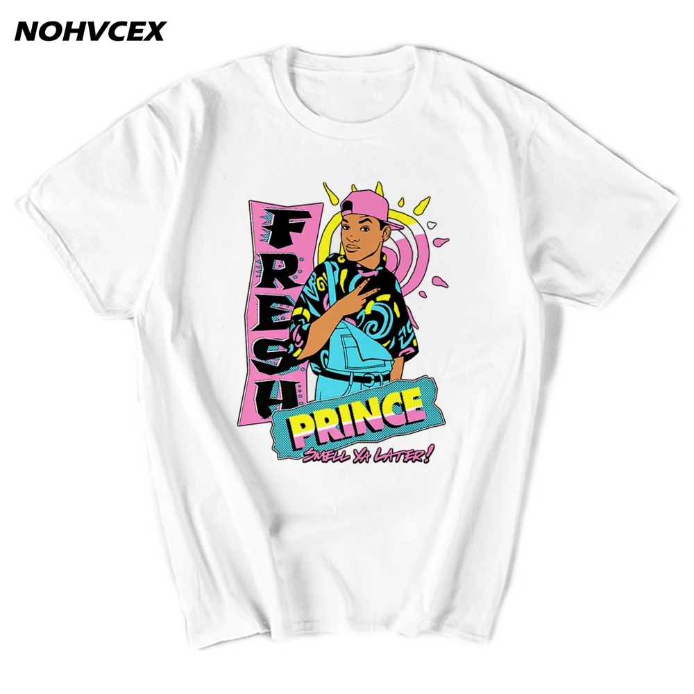 Модные Fresh Prince Of Bel Air футболка для мужчин в стиле 90 х Стиль будет Smith с коротким