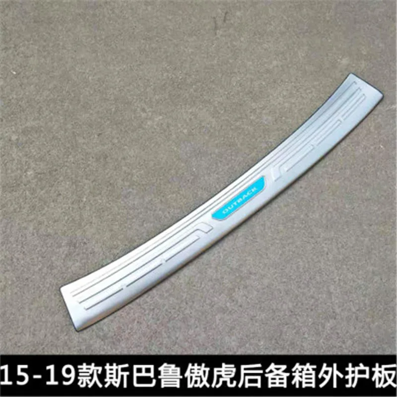 Car styling for Subaru Outback 2015-2019 stainless steel Car-Trunk rear bumper Guard guard the Stying After door threshold plate |