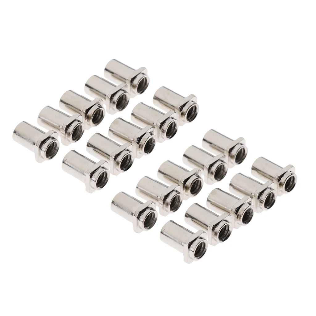 20 шт наконечник для барабана поворотные гайки барабанного набора сменный