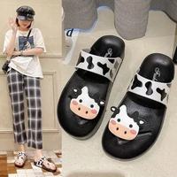 womens cow sandals sunny hawaiian shoes for 2021 summer womens fashion casual soft beach slippers