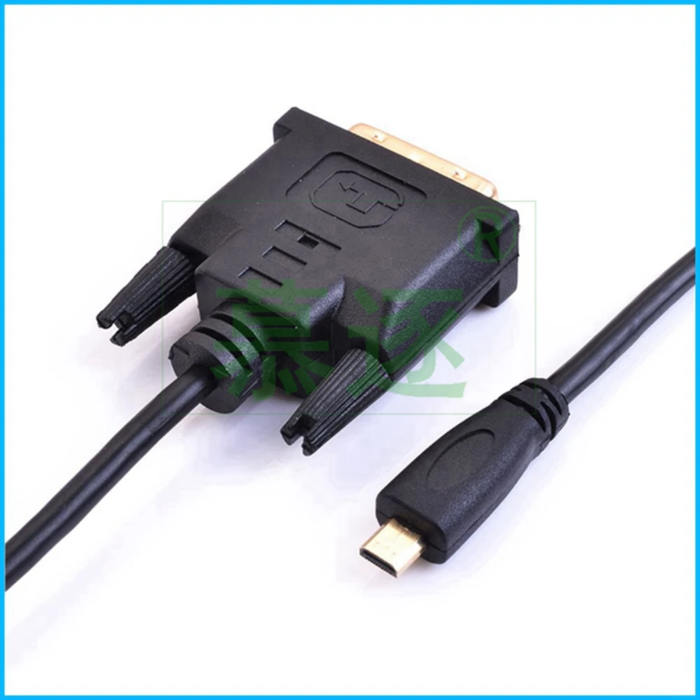 Кабель Aux Micro HDMI совместимый штекер к DVI 24 + 1 высокоскоростная линия