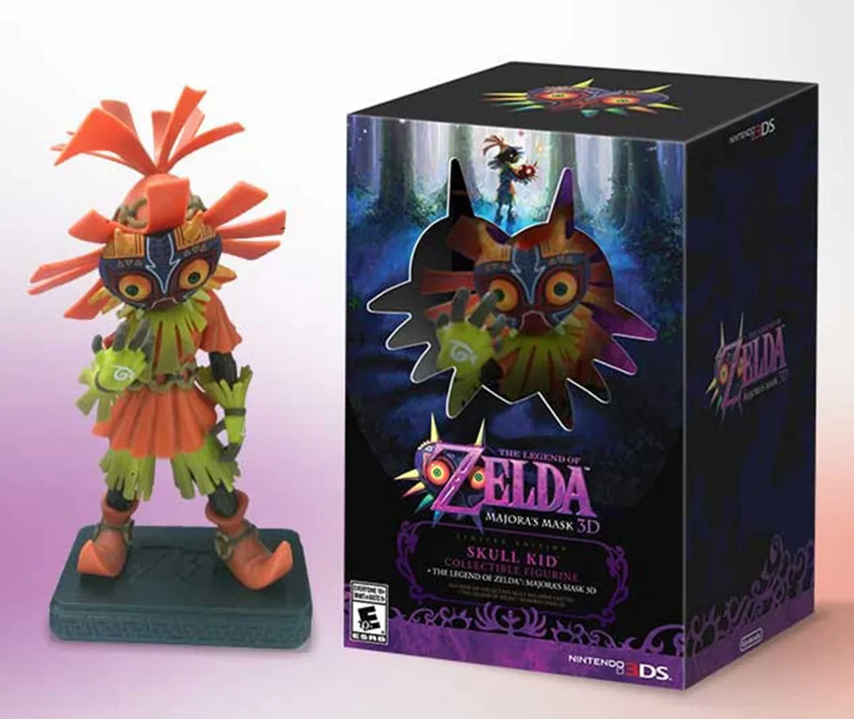 

23cm The Hyrule Fantasy Legend of Zelda Anime Figure Link 533 Majora's Mask 413 The Wind Waker 733 Breath of The Wild Figurine