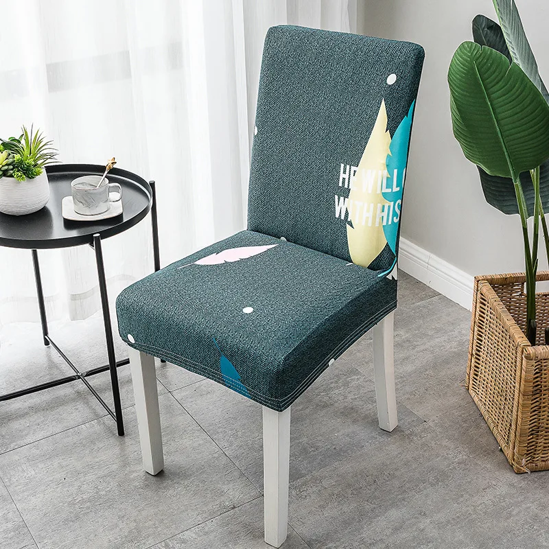 Чехлы на стулья для столовой мягкие эластичные чехлы дома кухни современный