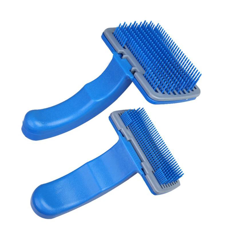 

Pet Dog Cat Fur Hair Grooming Self Quick Clean Shedding Tool Brush Comb Shedding Tool Hair Removal Accessories with Handle