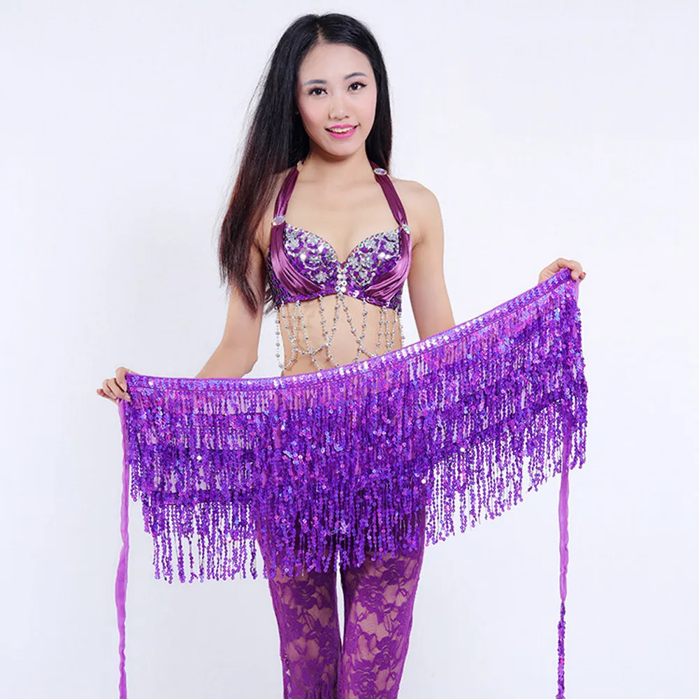 

Fashion Mini Skirt New Woman Skirts Sequin Belly Dancer Costume Tassel Wrap Skirt Clubmujer Faldas Saias Mulher