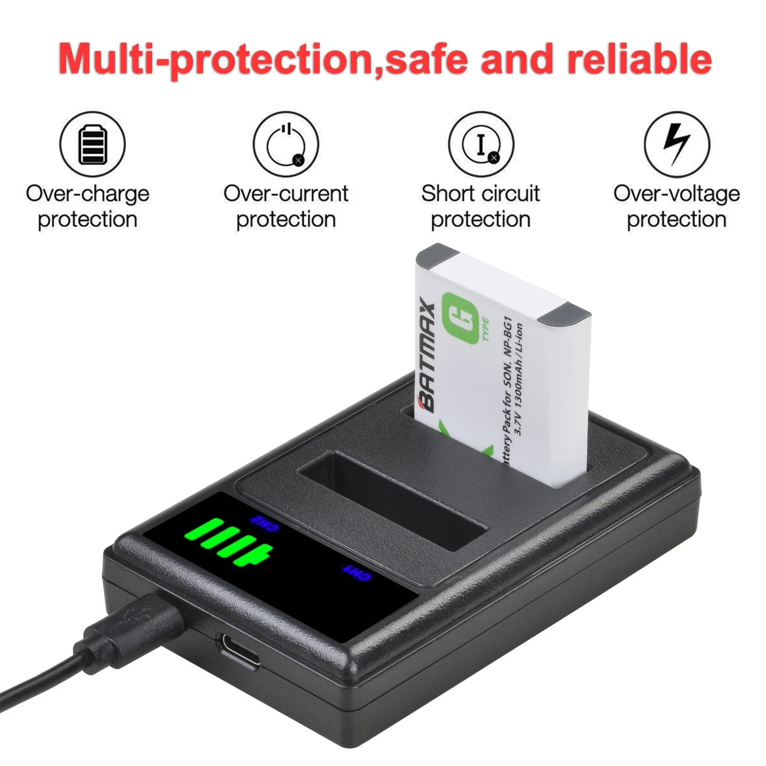 4 шт. USB-зарядка для SONY | Электроника