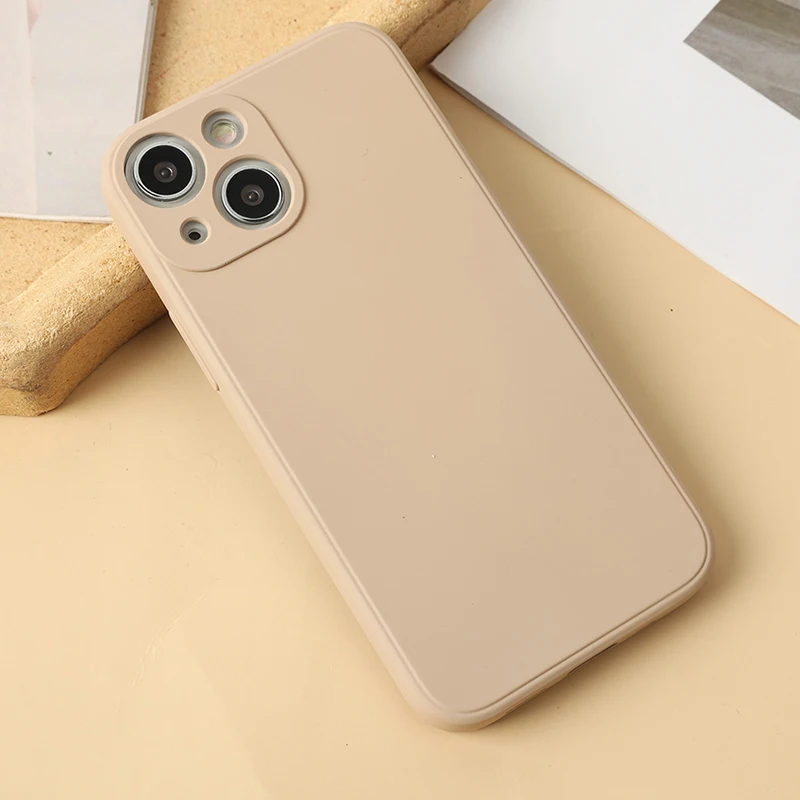 

Soft Liquid Silicone Case for Iphone 13 Series Anti-dust Scratch-resistant Smartphone Case for Iphone 13mini 13 13pro 13promax