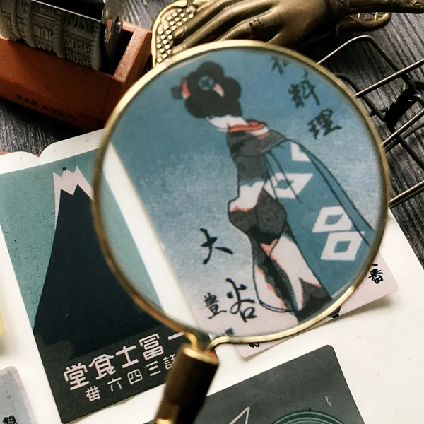 16 шт./компл. Ретро Винтажные японские плакаты Ukiyo наклейки сделай сам Скрапбукинг