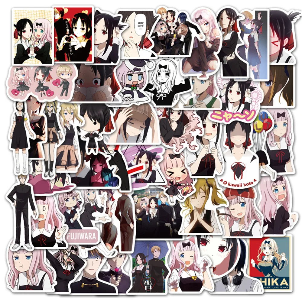 

10/30/50PCS Cartoon Secretary Cute Beautiful Girl Anime Notebook Waterproof Guitar Graffiti Sticker Decorative Toy Wholesale