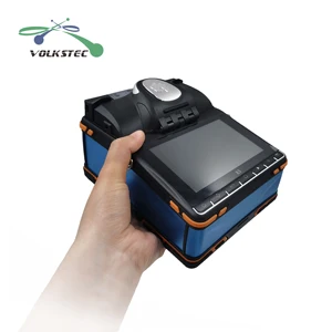 fiber optic splicer machine t7 6 motors optical fiber welder splicing machine with vfl opm tool kits touch screen free shipping free global shipping