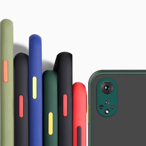 for honor 50 case cover honor 50 lite x20 se huawei nova 9 pro 8i 8 tpu frame matte bumper phone cases honor 50 pro free global shipping