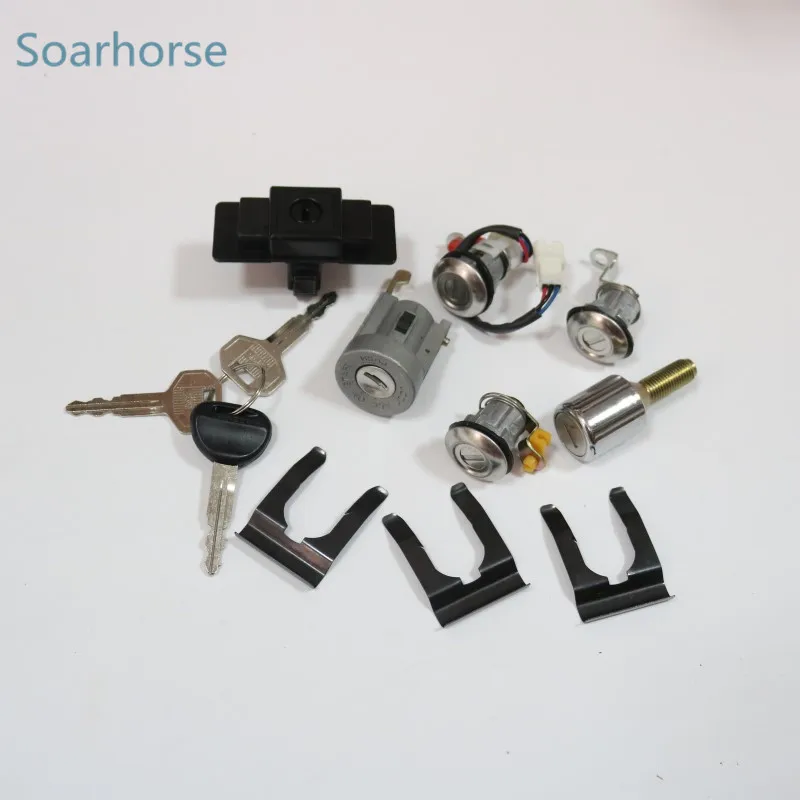 Комплект замка зажигания Soarhorse для Mitsubishi Pajero montero MK2 2nd V32 4G54|Замки и фурнитура| |