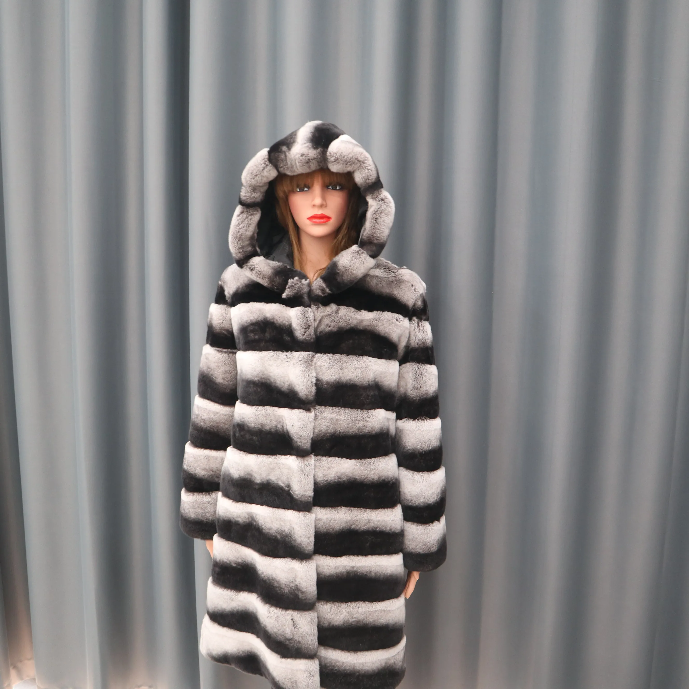 New pattern Winter Women Natural Real Fur Coat Various Colors Thick Warm Short Rex Rabbit Jacket | Женская одежда